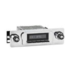 RetroSound Radio voor 60-63 Ford Big-Car (zie info), Chrome met Zwarte Drukknoppen