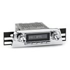RetroSound Radio voor 61-63 Ford Thunderbird, Chrome met Chrome Drukknoppen