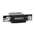 RetroSound Radio voor 67-73 Ford Mustang, Zwart met Zwarte Drukknoppen, tbv Console