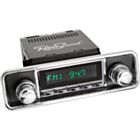 RetroSound Radio, 58-85 VW Wolfsburg Trim Zwart / Chrome