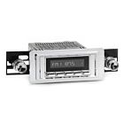 RetroSound Radio voor 55-57 Ford Thunderbird, Chrome met Chrome Drukknoppen