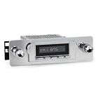 RetroSound Radio voor 60-63 Ford Big-Car (zie info), Chrome met Chrome Drukknoppen
