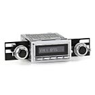 RetroSound Radio voor 68-71 Ford Torino - Ranchero, Chrome met Chrome Drukknoppen