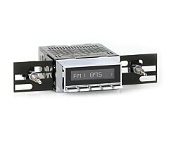 RetroSound Classic Radio met Motor-4, Chrome met Chrome Drukknoppen