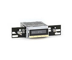 RetroSound Classic Radio met Motor-4, Chrome met Ivoren Drukknoppen
