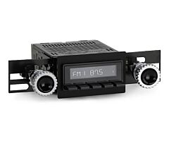 RetroSound Denver Radio, tbv 60-63 GM met Chrome Knoppen (Motor 4)