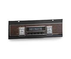 RetroSound Redondo Radio, Thumb Roller met Zwarte Drukknoppen, voor 1968-1969 Dodge Coronet/Plymouth GTX (Motor-4)